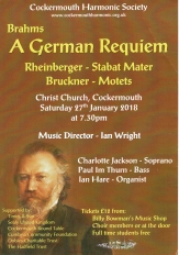 Brahms German Requiem Poster